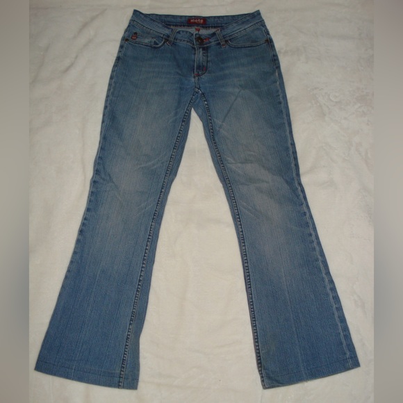 moto low rise straight jeans - Picture 1 of 7